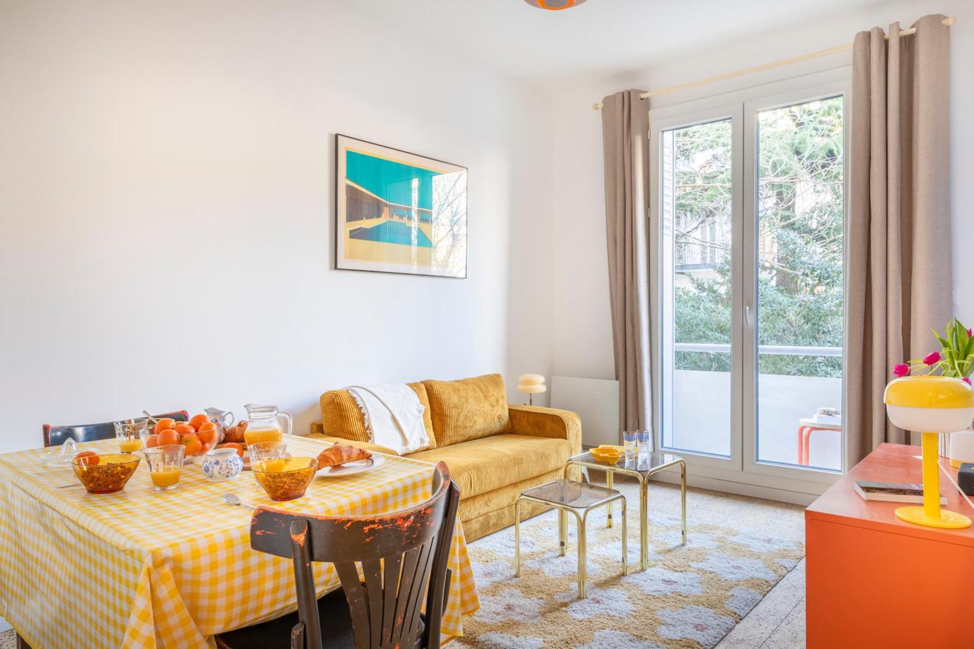 Petit Jaune, T2 Centre Ville Marseille Avec Balcon Exterior photo